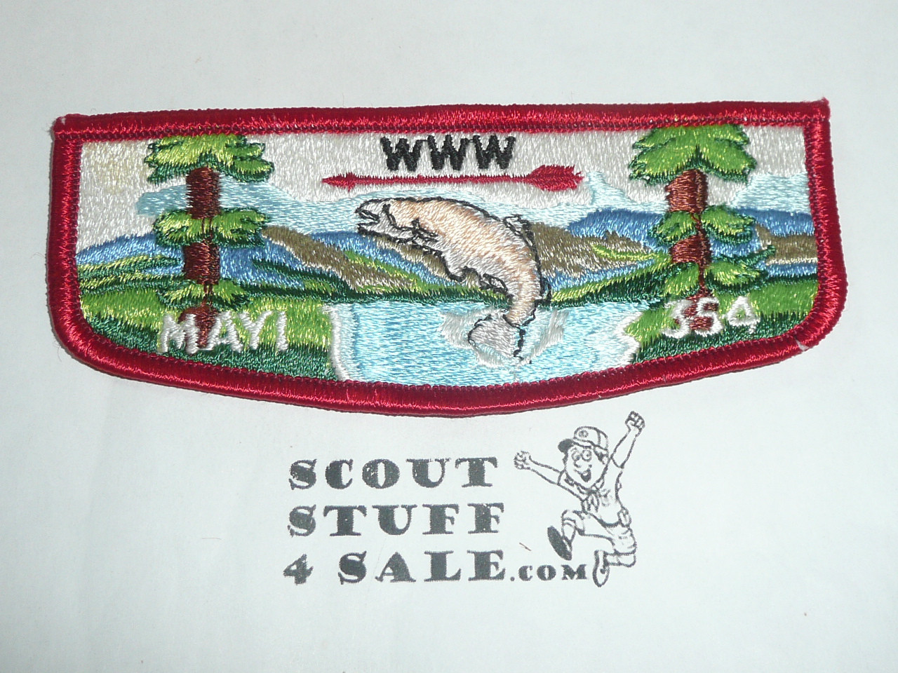 Order of the Arrow Lodge #354 Mayi s12 Flap Patch