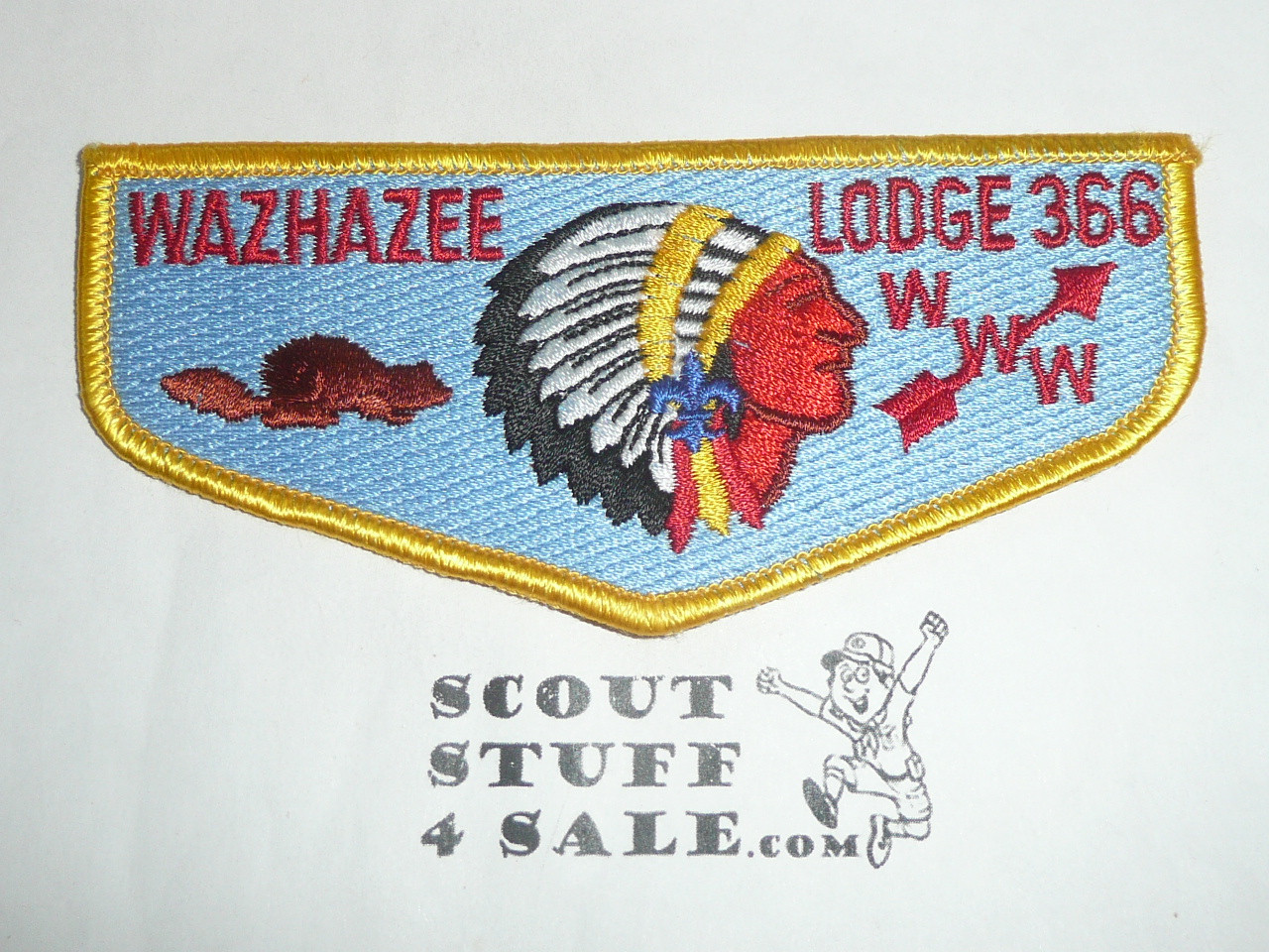 Order of the Arrow Lodge #366 Wazhazee s15 Flap Patch