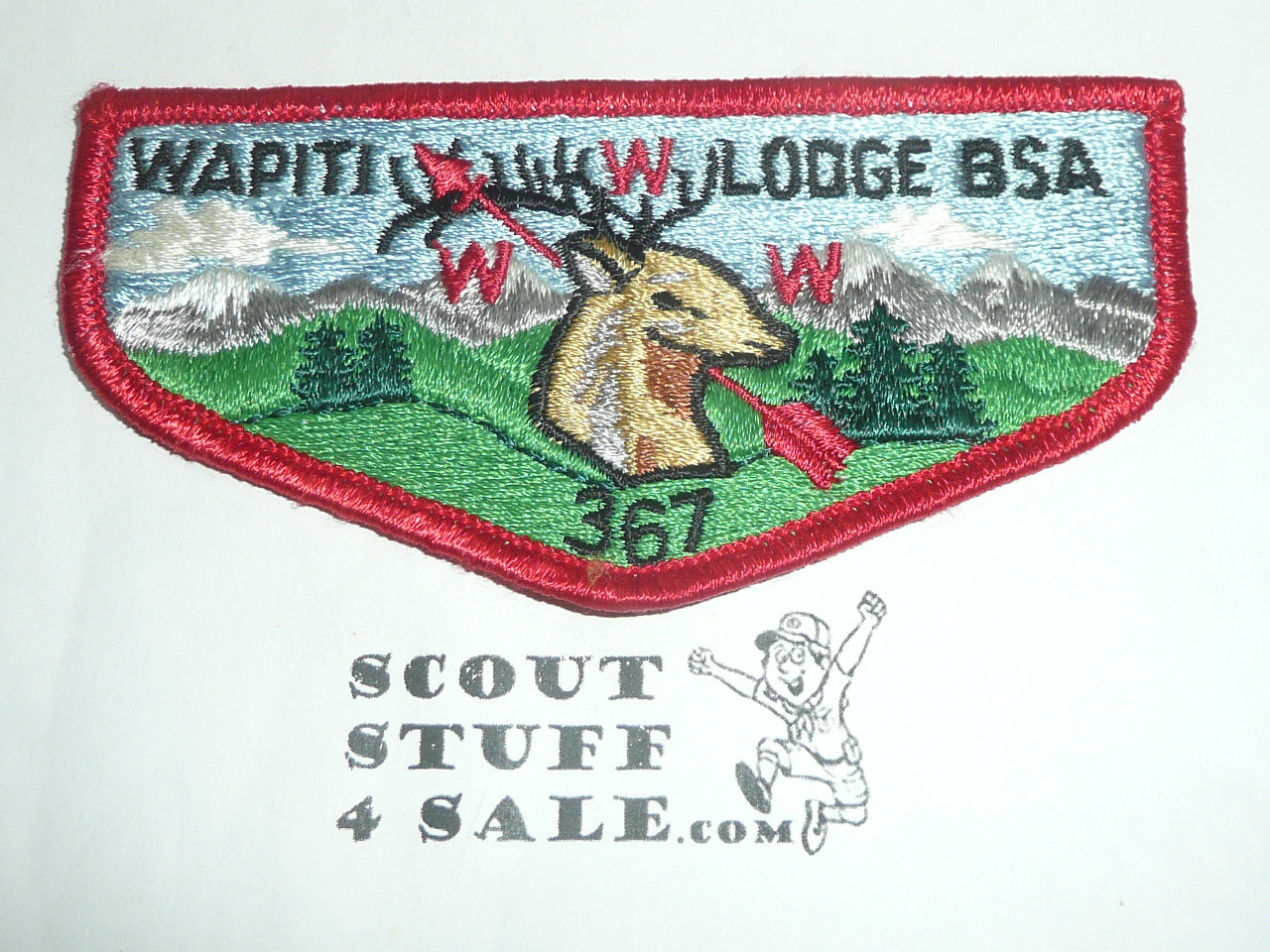 Order of the Arrow Lodge #367 Wapiti s9 Flap Patch