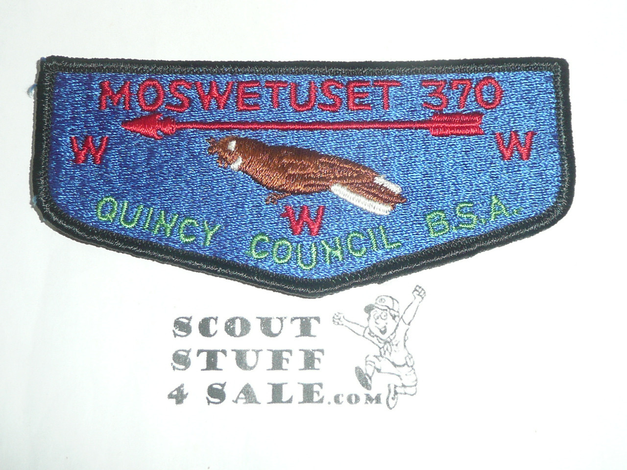 Order of the Arrow Lodge #370 Moswetuset s1 Flap Patch