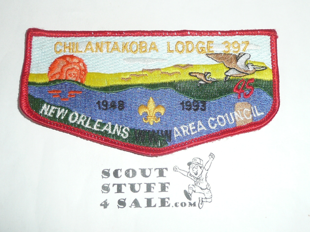Order of the Arrow Lodge #397 Chilantakoba s26 45th Anniversary Flap Patch