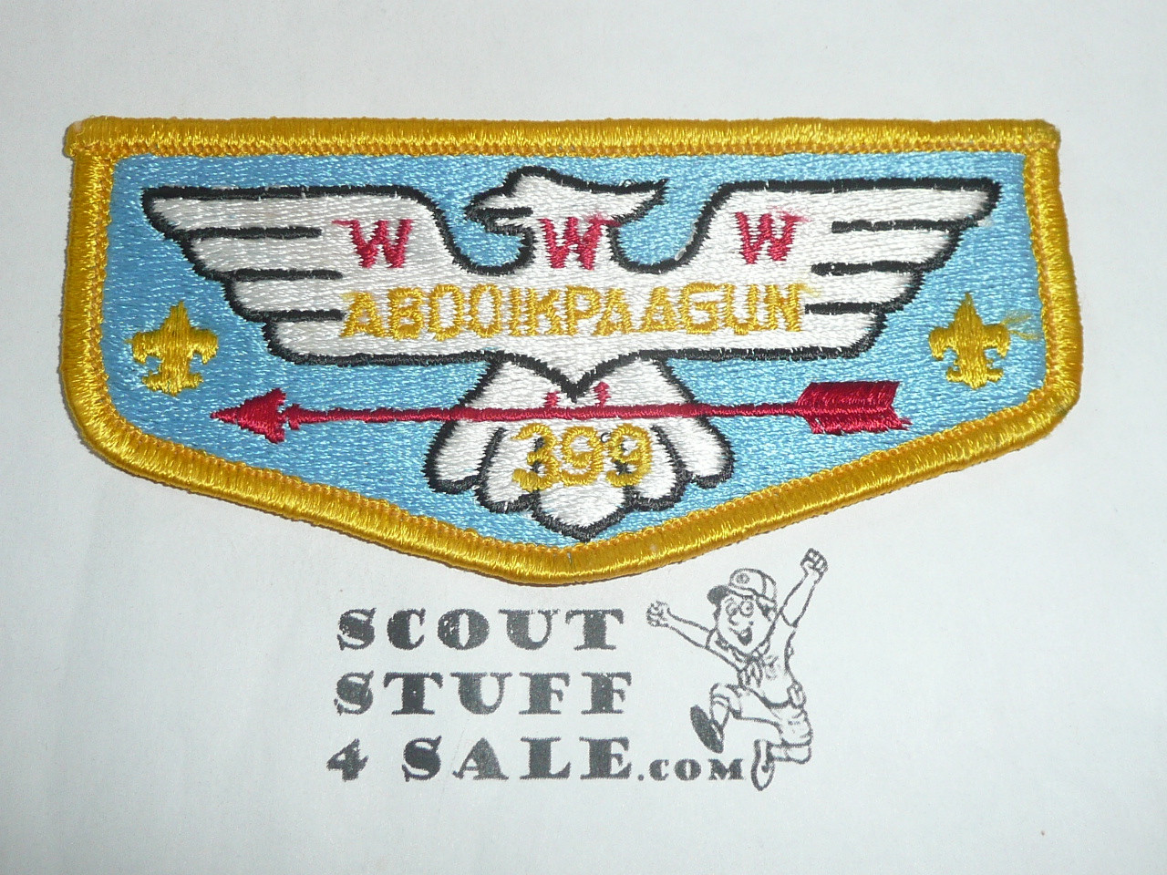 Order of the Arrow Lodge #399 Abooikpaagun s6 Flap Patch - Boy Scout