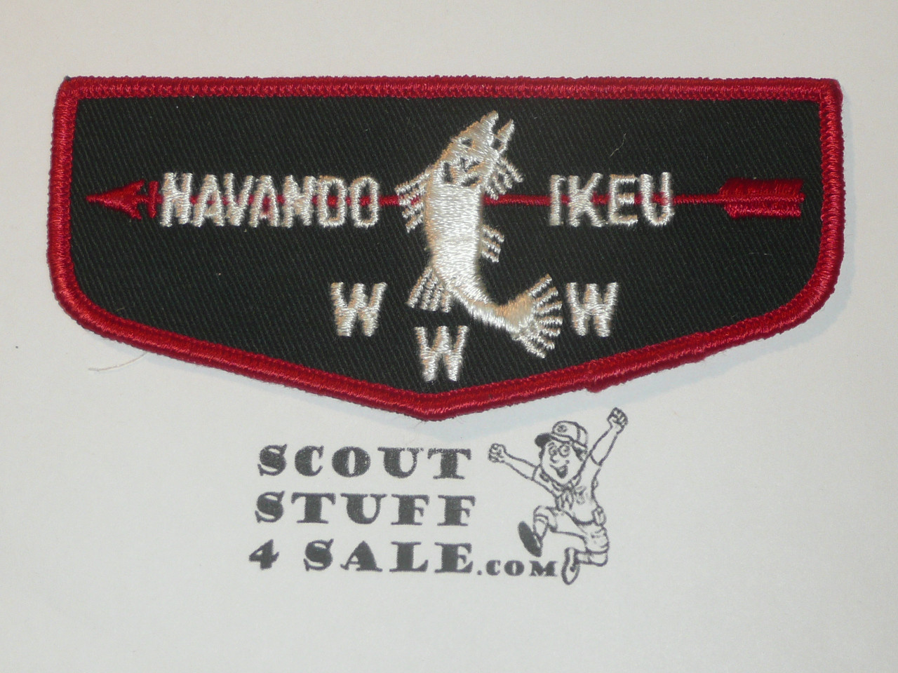 Order of the Arrow Lodge #407 Navando Ikeu f2a Flap Patch - Boy Scout