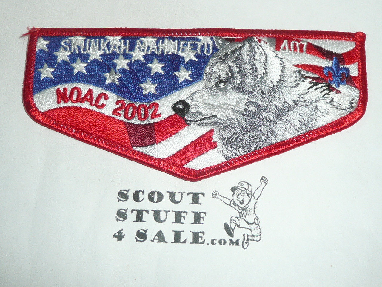 Order of the Arrow Lodge #407 Shunkah Mahneetu s20 2002 NOAC Flap Patch