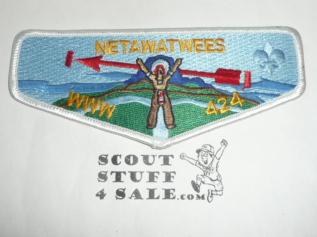 Order of the Arrow Lodge #424 Netawatwees s23 Flap Patch