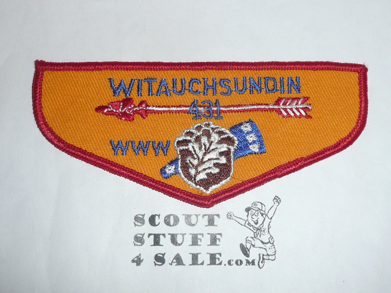 Order of the Arrow Lodge #431 Witauchsundin f2 Flap Patch