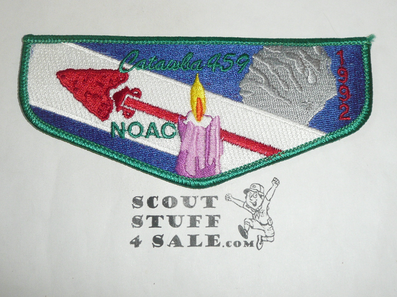 Order of the Arrow Lodge #459 Catawba s40 1992 NOAC Flap Patch