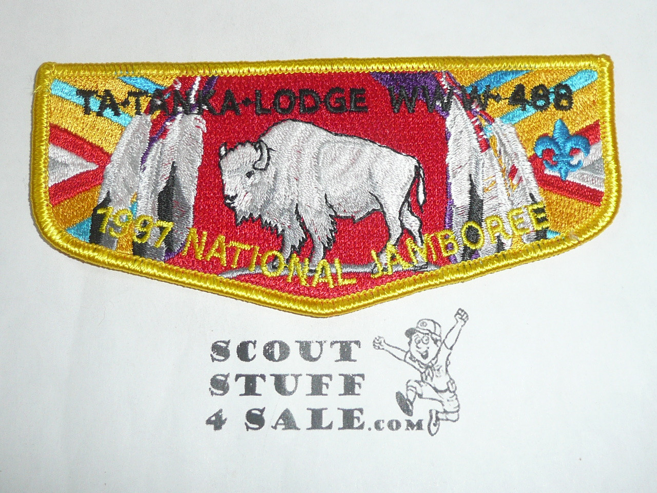 Order of the Arrow Lodge #488 Ta Tanka s39 1997 Jamboree Flap Patch
