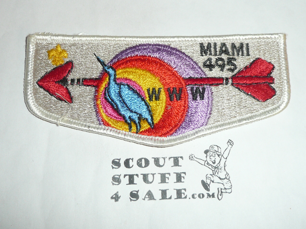 Order of the Arrow Lodge #495 Miami s4 Flap Patch