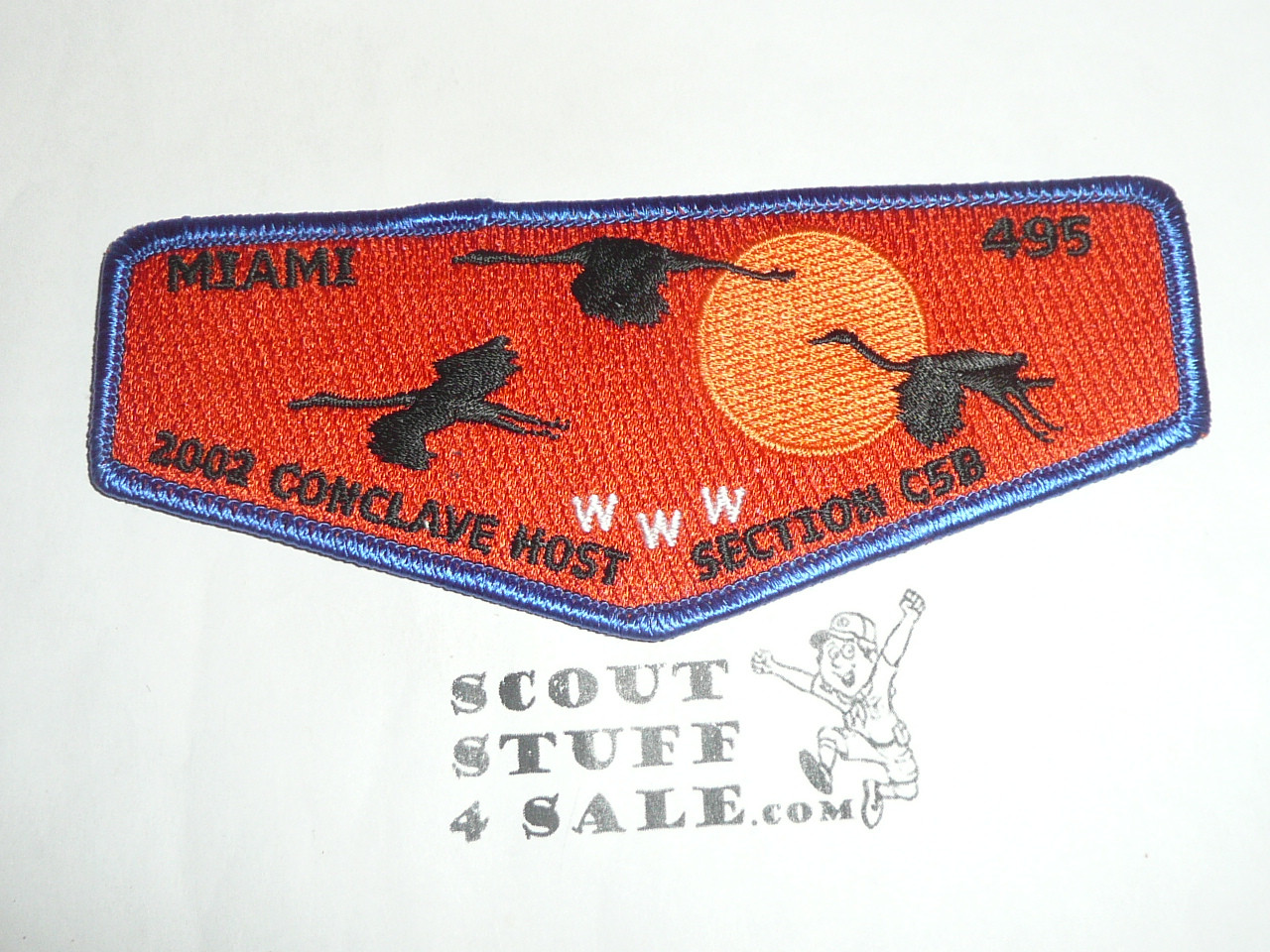 Order of the Arrow Lodge #495 Miami s34 Flap Patch