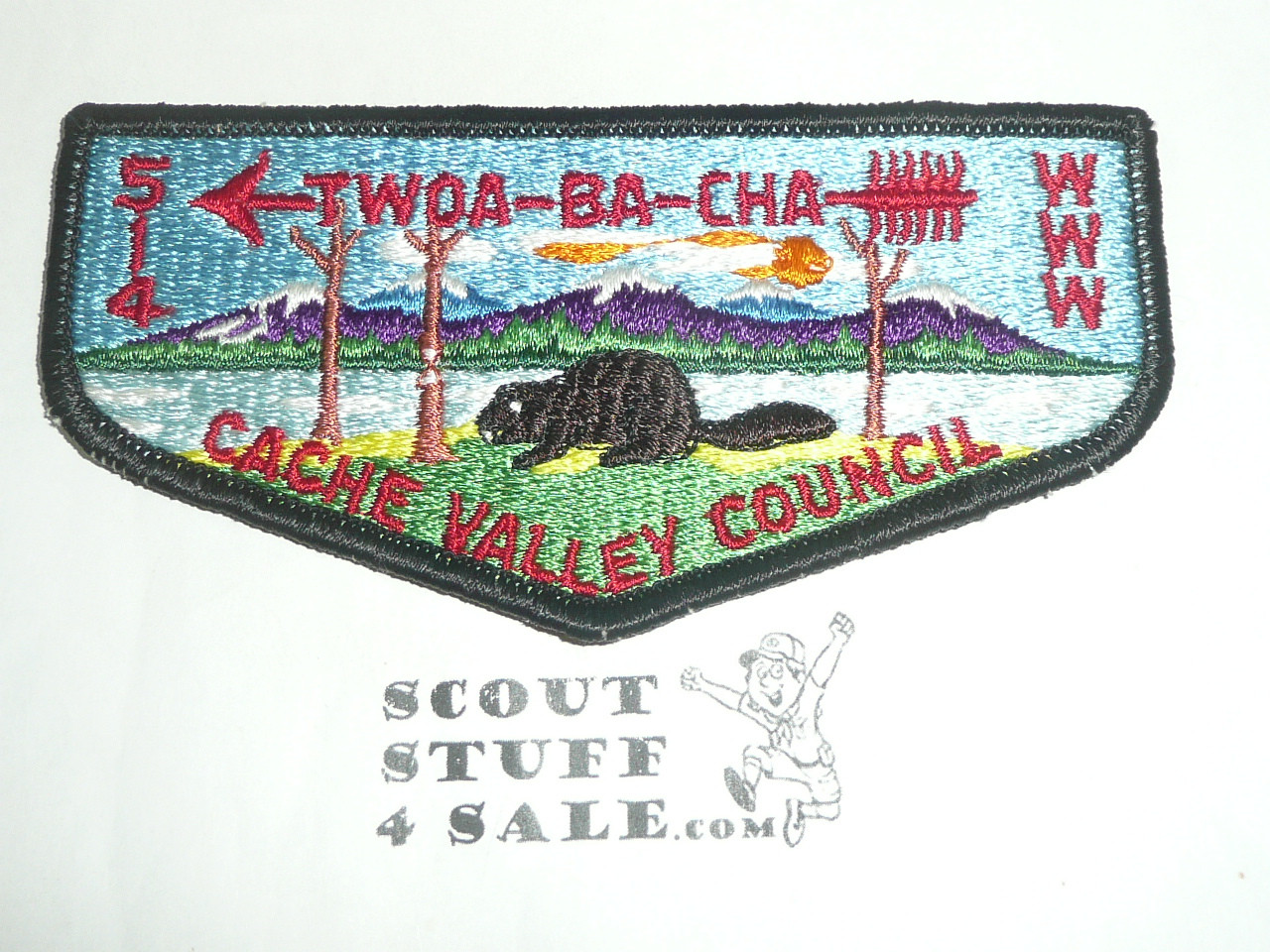 Order of the Arrow Lodge #514 Twoa-Ba-Cha s2a Flap Patch
