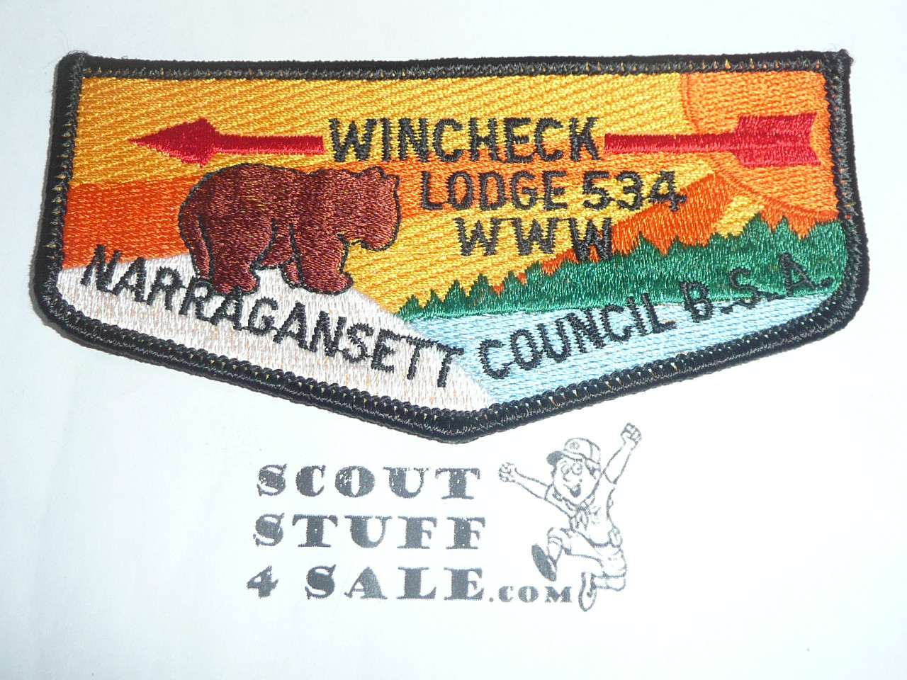 Order of the Arrow Lodge #534 Wincheck s19 Flap Patch