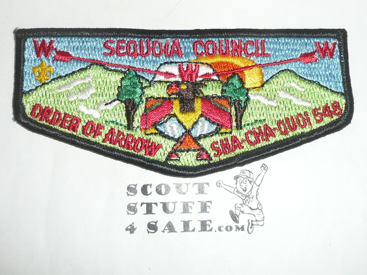 Order of the Arrow Lodge #548 Sha-Cha-Quoi s27 Flap Patch
