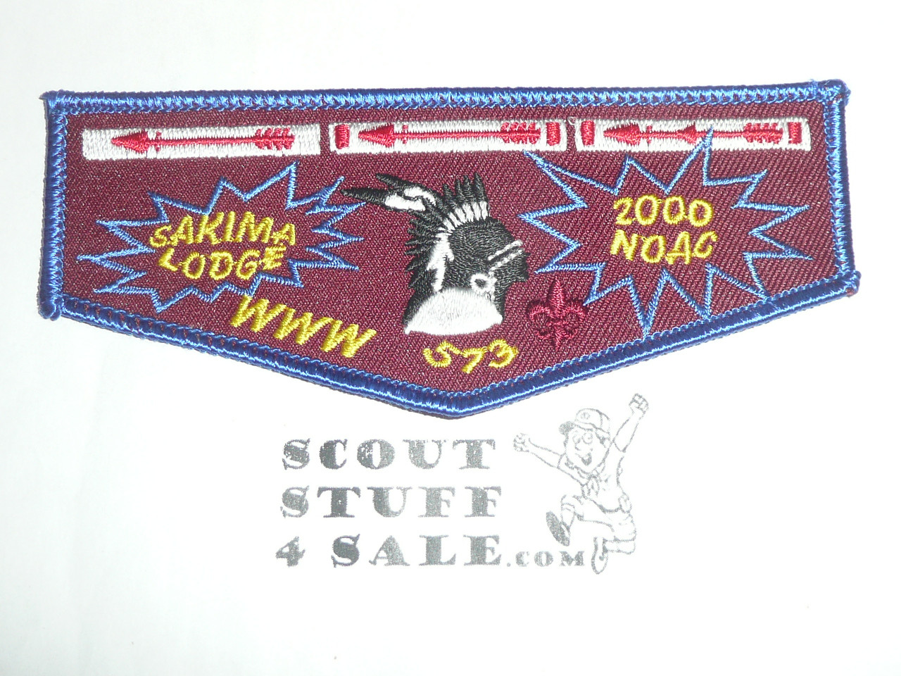 Order of the Arrow Lodge #573 Sakima f11 2000 NOAC Flap Patch
