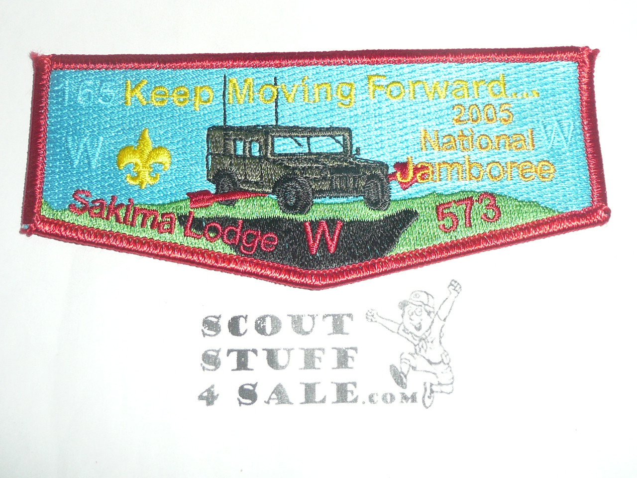 Order of the Arrow Lodge #573 Sakima 2005 Jamboree Flap Patch