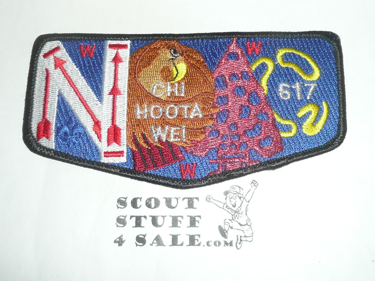 Order of the Arrow Lodge #617 Chi-Hoota-Wei s18 2000 NOAC Flap Patch