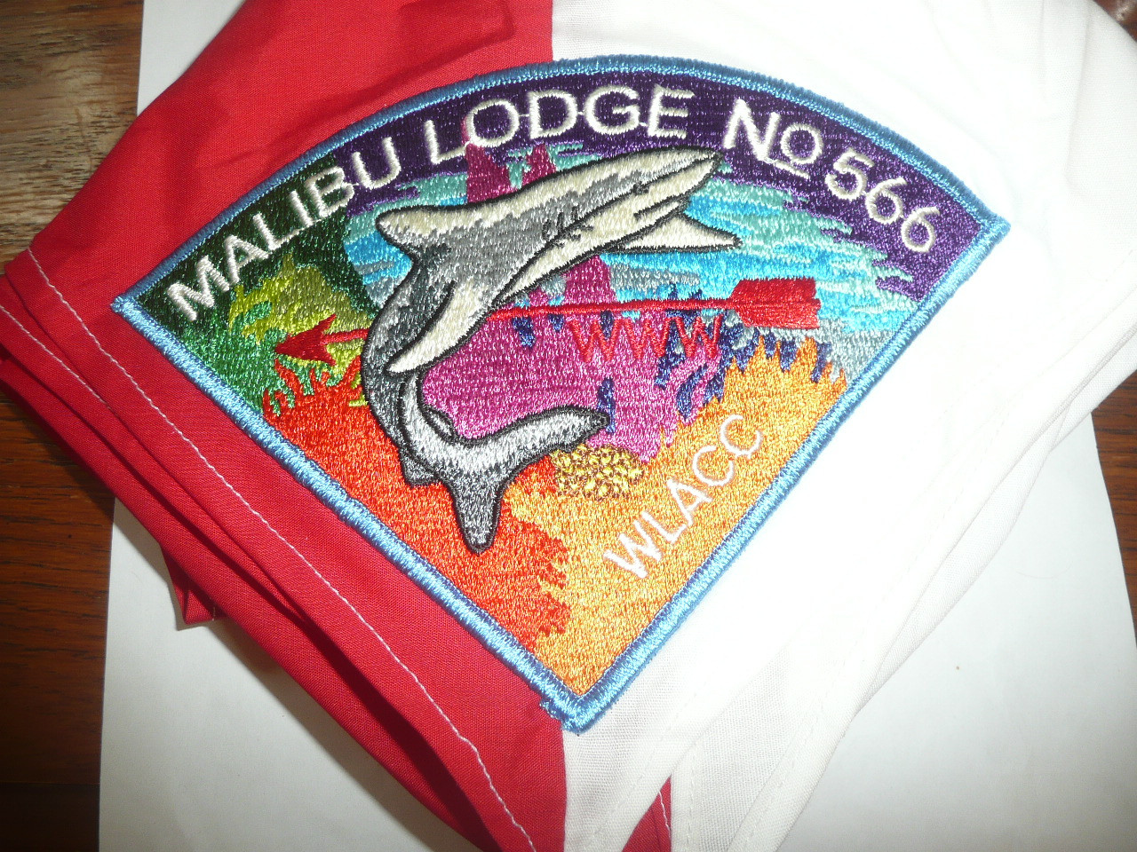 Order of the Arrow Lodge #566 Malibu P4 Pie Patch On Neckerchief - Scout