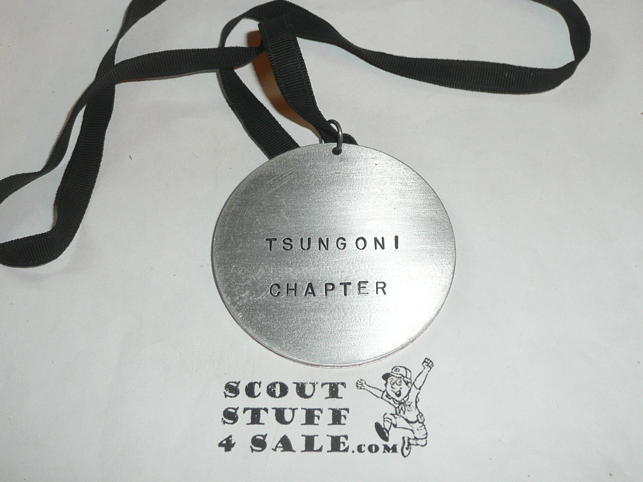Order of the Arrow Lodge #566 Malibu, Tsungoni Chapter Advisor Medallion, made by Bill Stroh