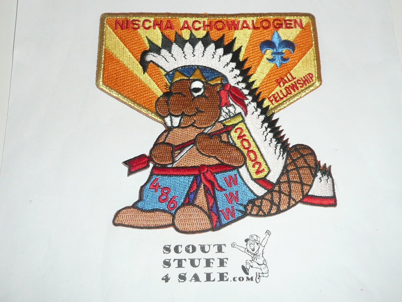 Order of the Arrow Lodge #486 Nischa Achowalogen 2002 Fall Fellowship Patch