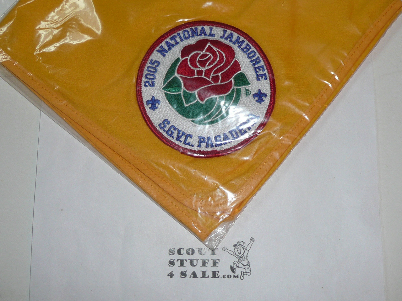 2005 National Jamboree - San Gabriel Valley Council Contingent Neckerchief, yellow