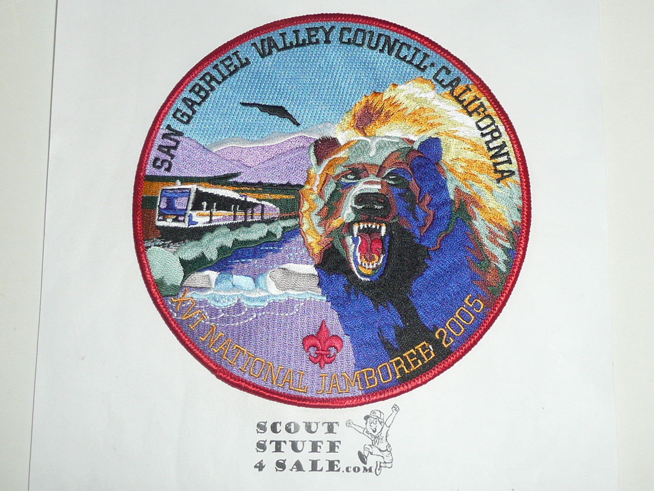 2005 National Jamboree - San Gabriel Valley Council Jacket Patch