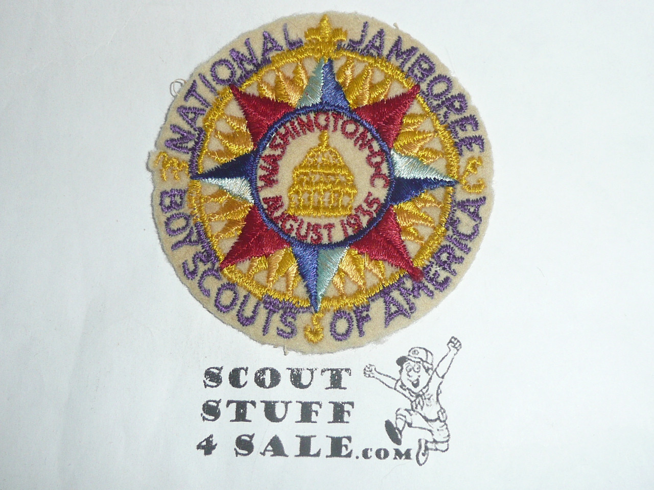 1935 National Jamboree Patch, lite use with no mothing