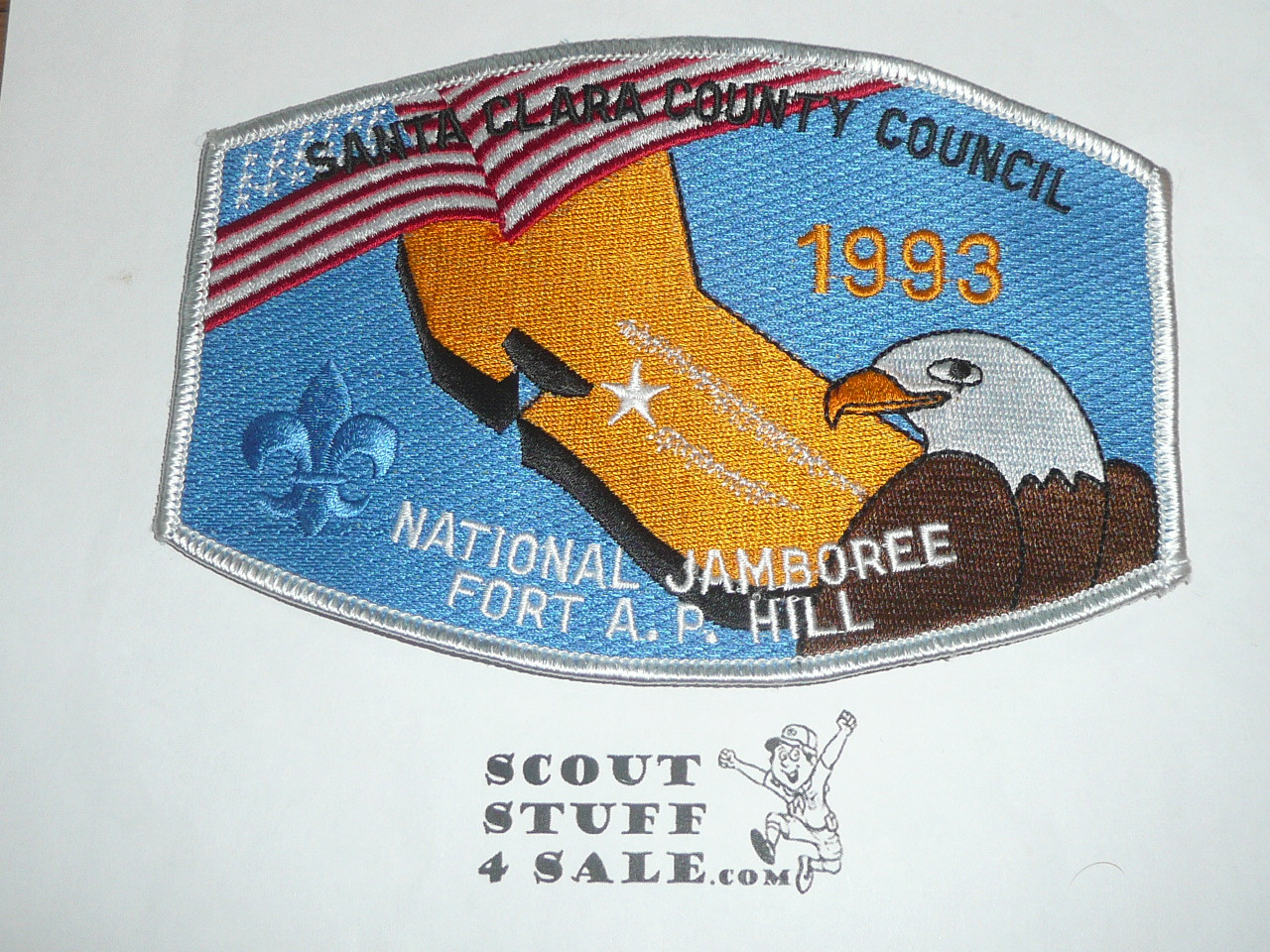 1993 National Jamboree JSP - Santa Clara County Council Jacket Patch