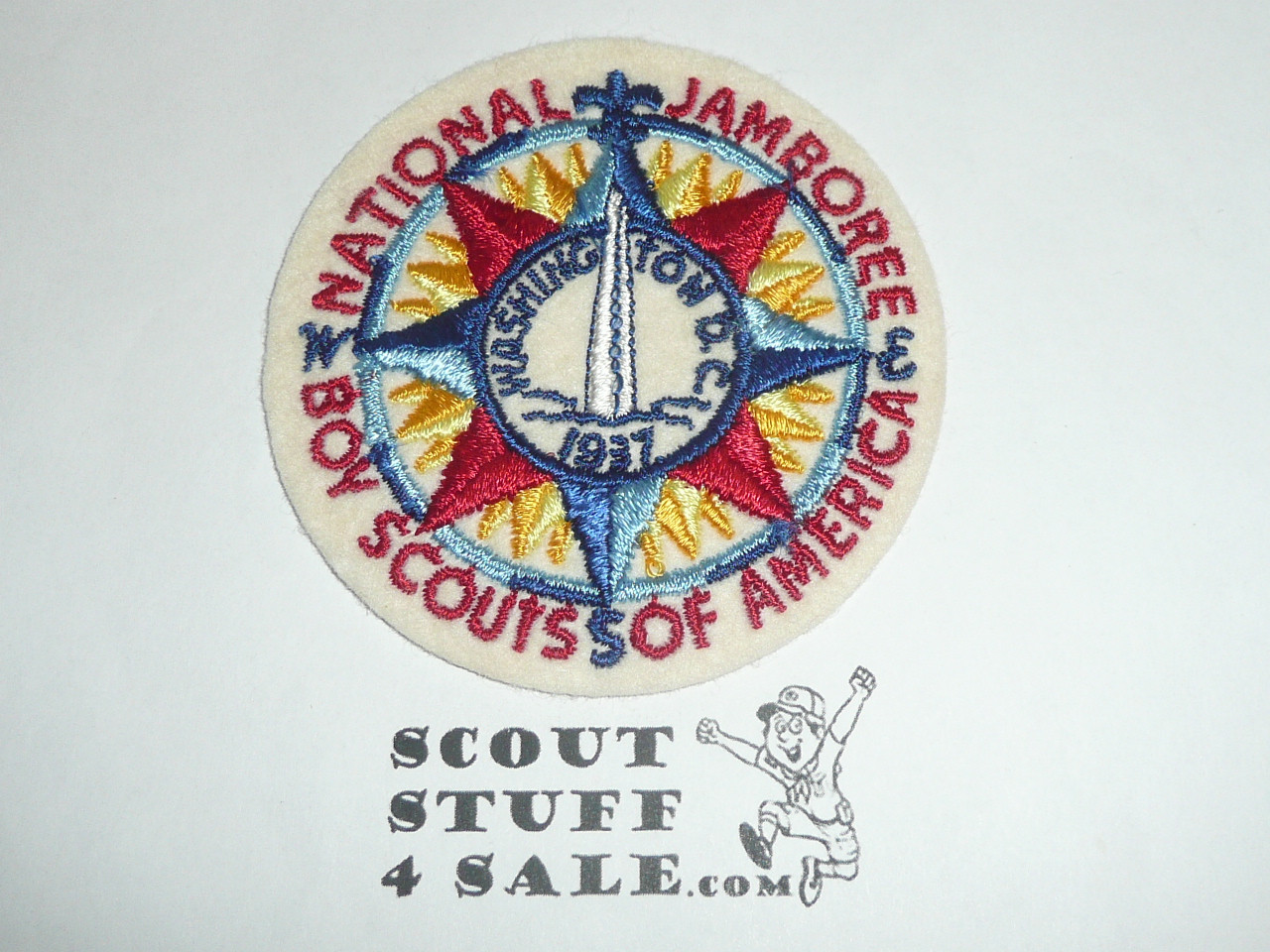 1937 National Jamboree Felt Pocket Patch, Early Fake #2