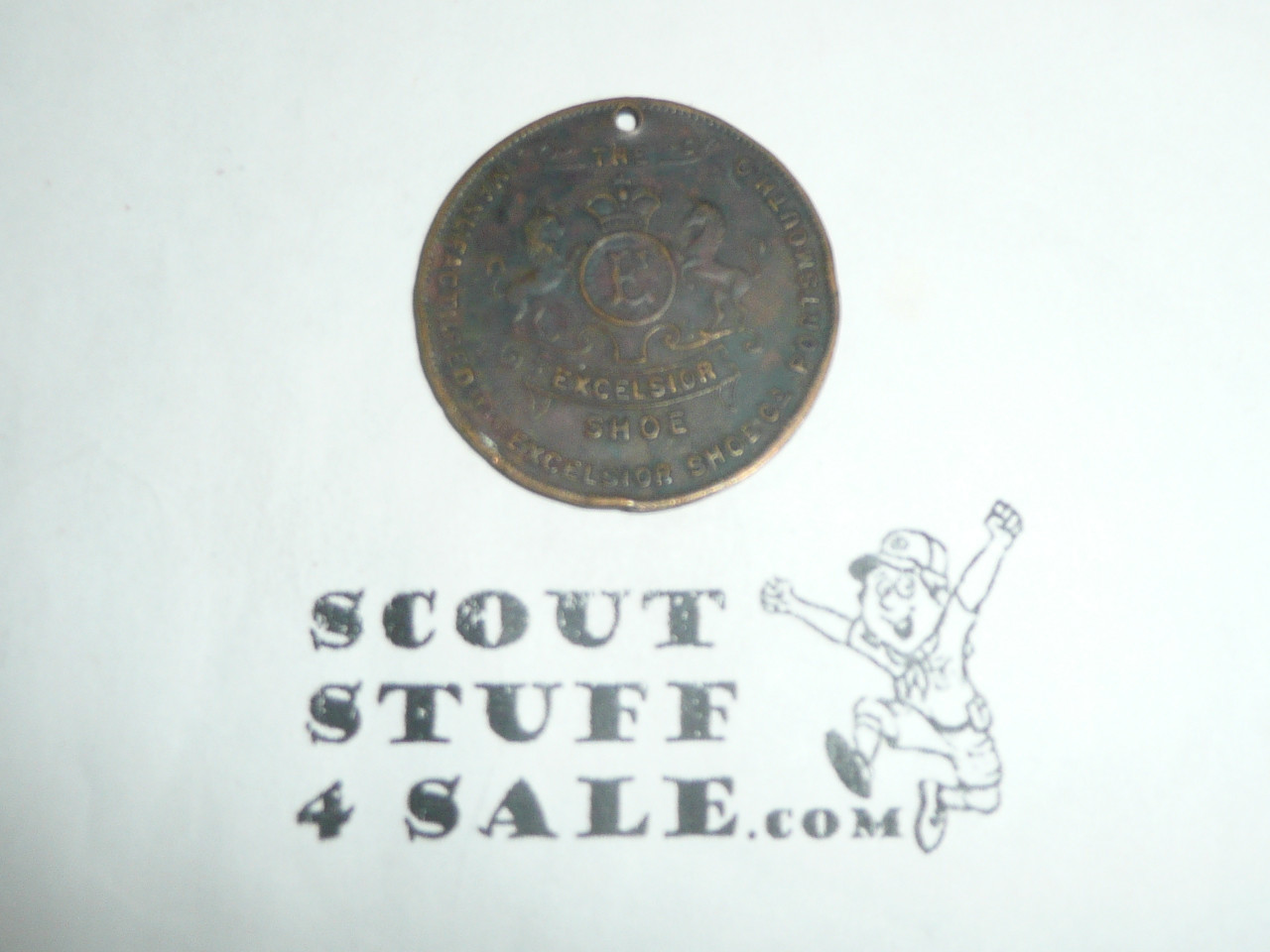 Excelsior Shoe Company Teens Boy Scout Coin / Token , Version 1