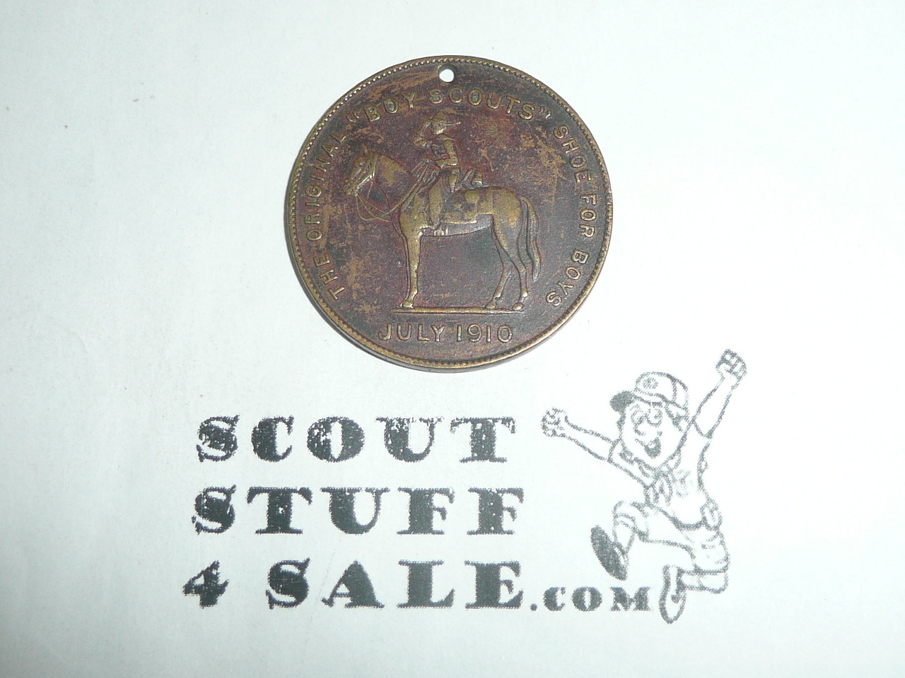 Excelsior Shoe Company Teens Boy Scout Coin / Token , Version 2