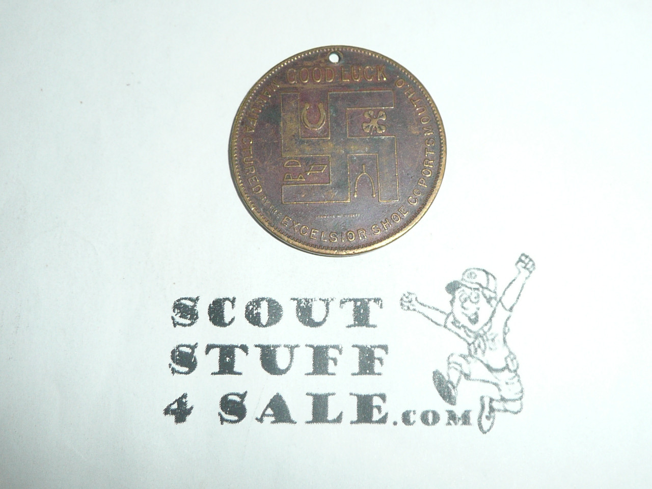 Excelsior Shoe Company Teens Boy Scout Coin / Token , Version 2