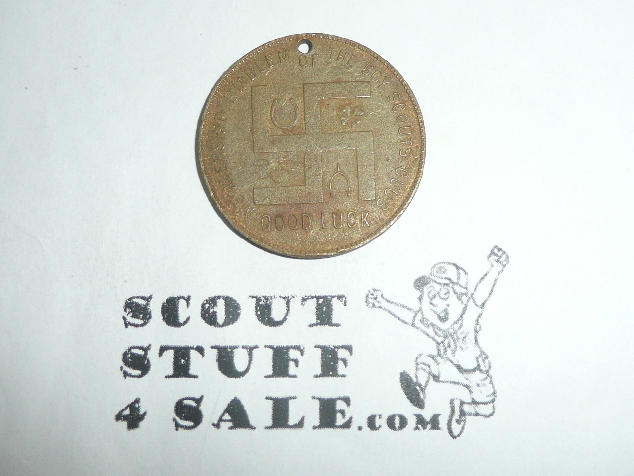 Excelsior Shoe Company Teens Boy Scout Coin / Token , Version 3