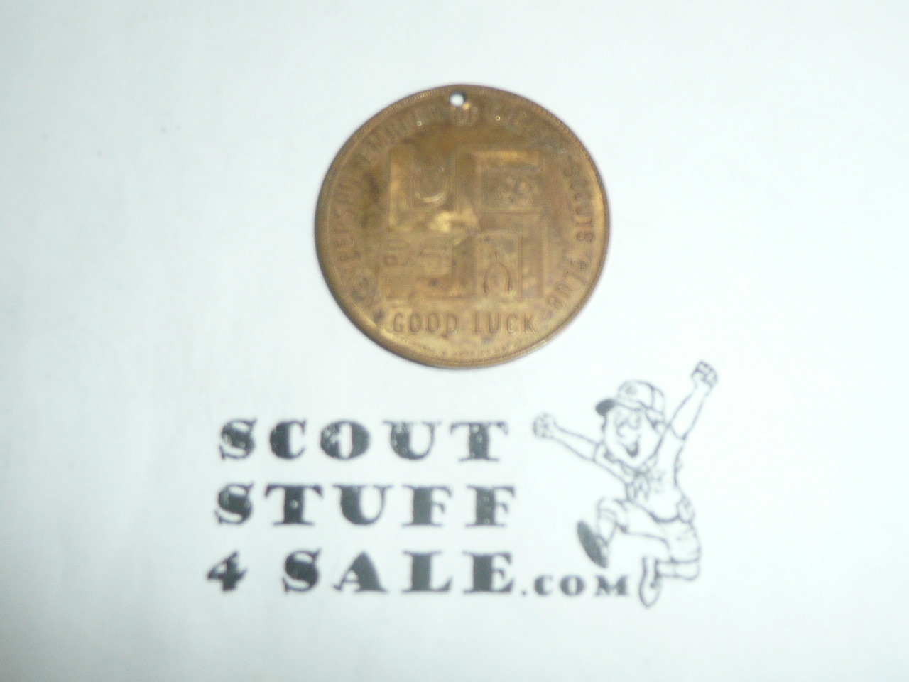 Excelsior Shoe Company Teens Boy Scout Coin / Token , Version 3 in very good condition