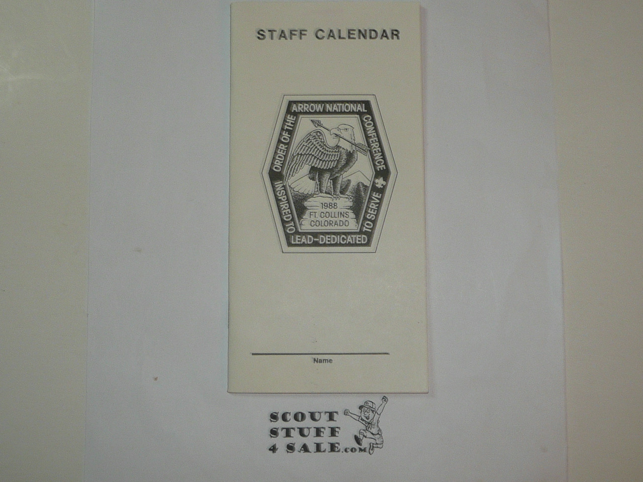 National Order of the Arrow Conference (NOAC), 1988 Staff Calendar
