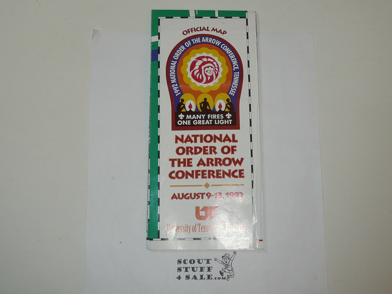 National Order of the Arrow Conference (NOAC), 1992 Official Map