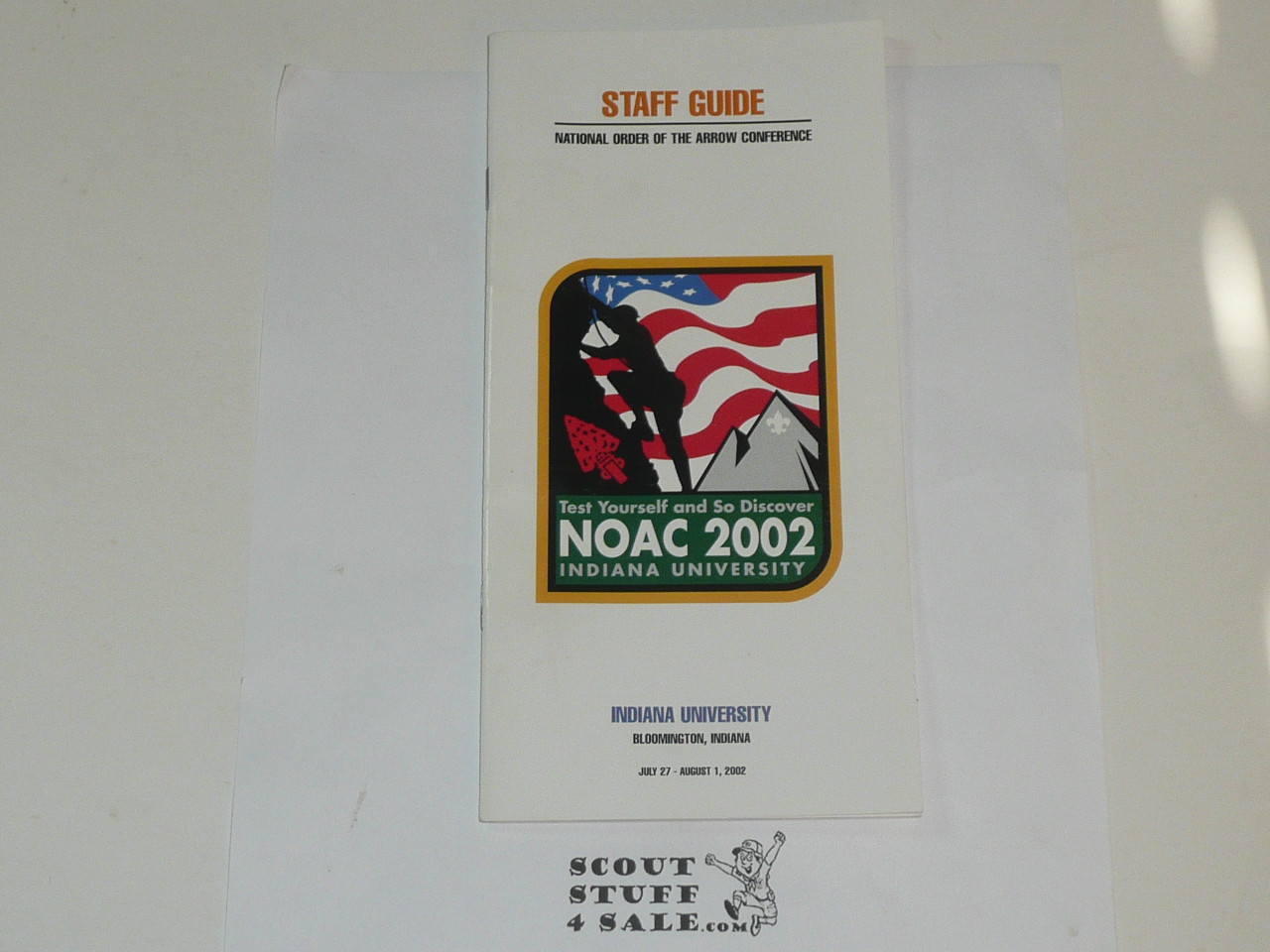 National Order of the Arrow Conference (NOAC), 2002 Staff Guide