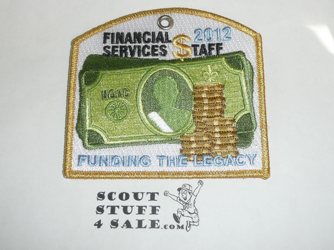 National Order of the Arrow Conference (NOAC), 2012 Financial Services Staff Patch, mylar bdr