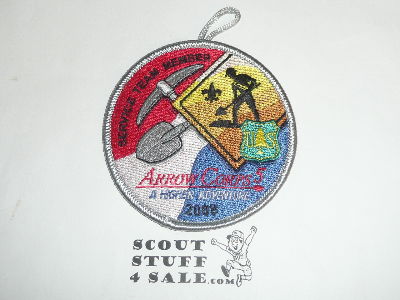 2008 Order of the Arrow Arrow Corps Service Team Patch