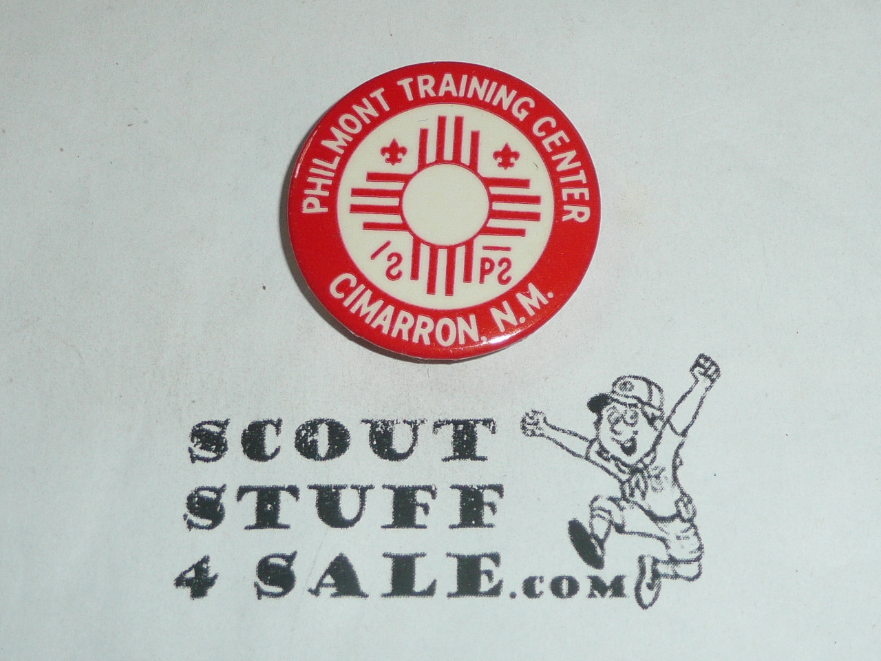 Philmont Scout Ranch, Training Center Button, Red