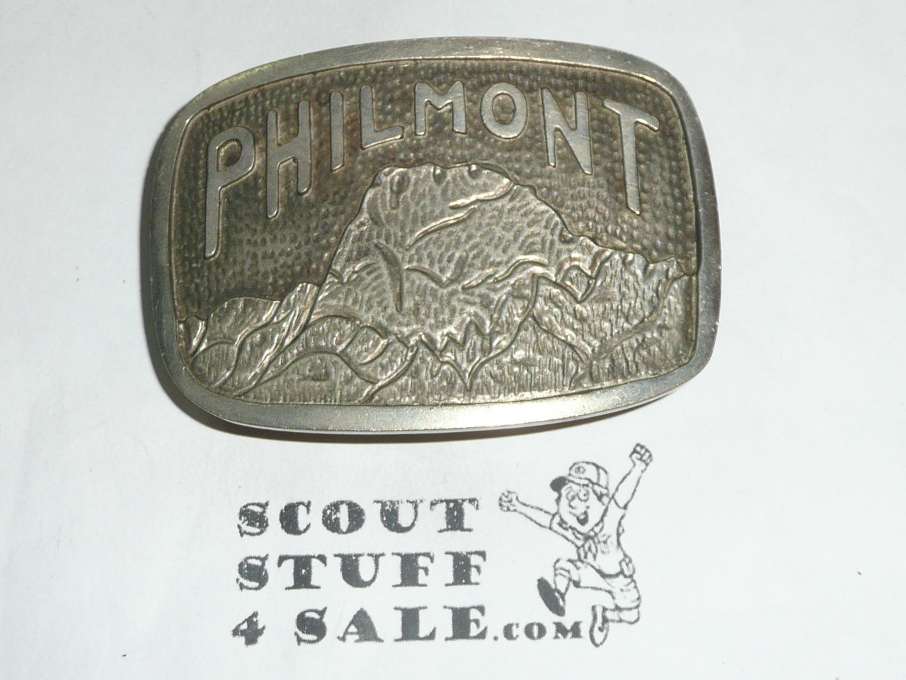 philmont silver belt buckle