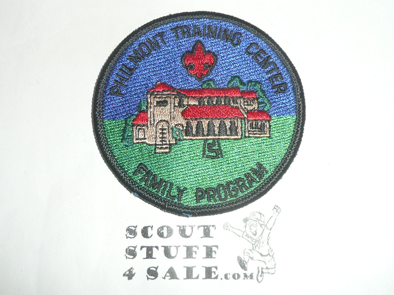 Philmont Scout Ranch, Training Center Family Program Patch, fully embroidered