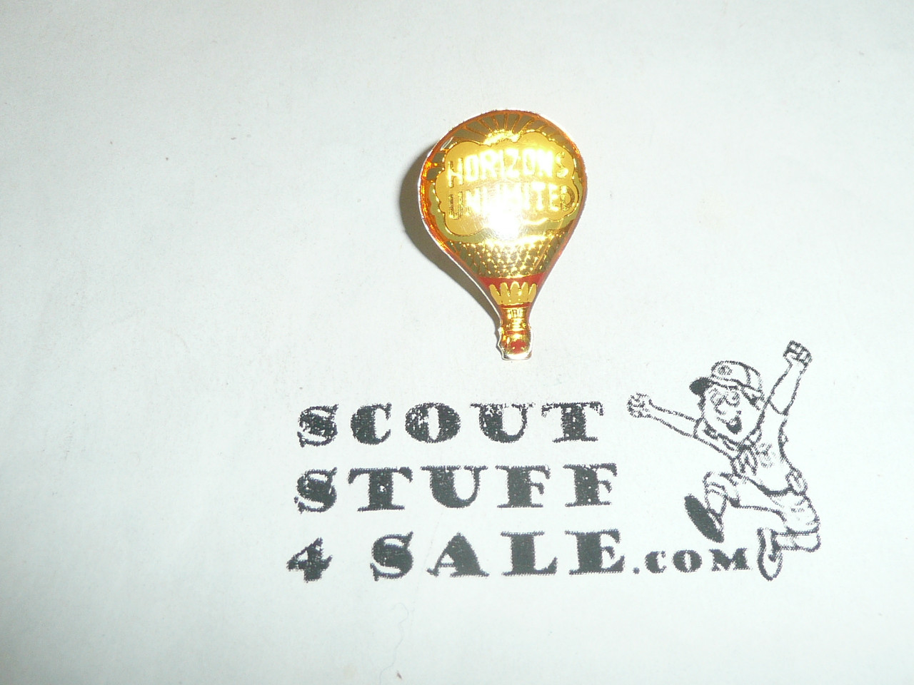 1991 Boy Scout World Jamboree Horizons Unlimited Balloon Pin