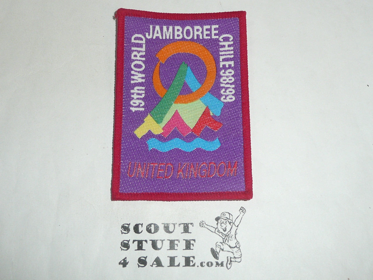 1999 World Jamboree United Kingdom Contingent Patch