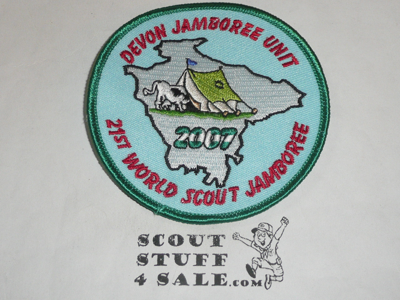 2007 Boy Scout World Jamboree Devon Contingent Patch