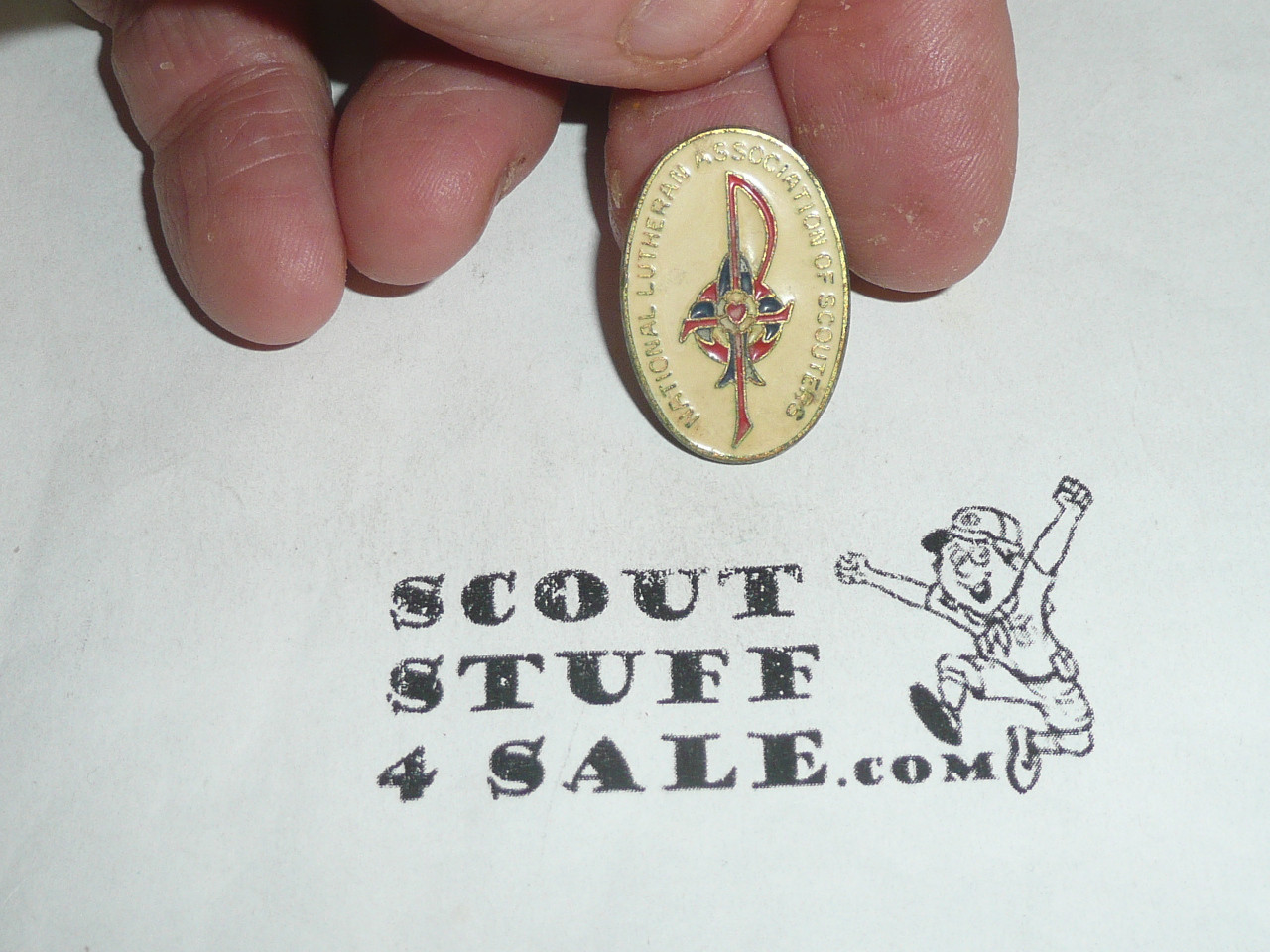 Early National Lutheran Association of Scouters Pin