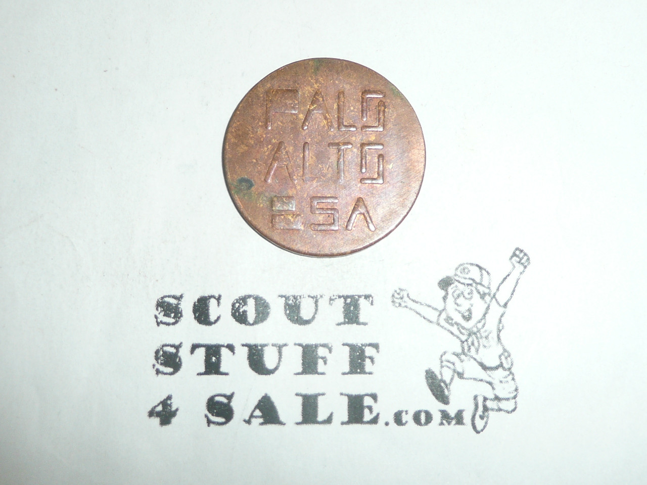 Palo Alto California Obscure Boy Scout Coin