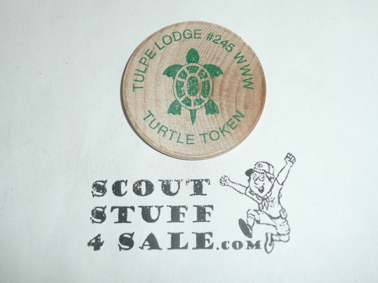 Order of the Arrow Lodge #245 Tulpe Wooden Nickel