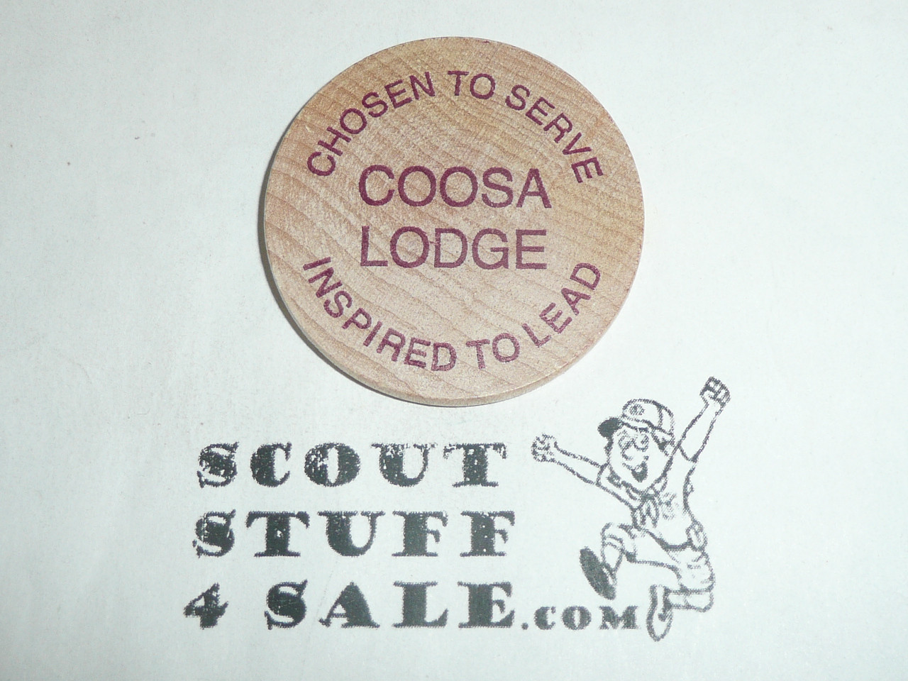 Order of the Arrow Lodge #50 Coosa 2004 NOAC Wooden Nickel