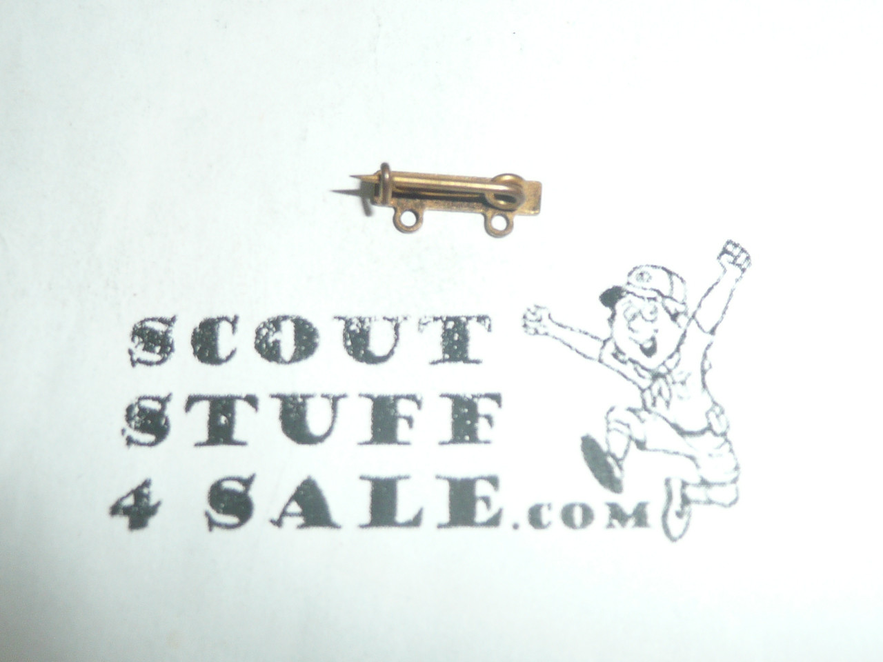 100% Duty Award, 1 year bar, bent wire clasp