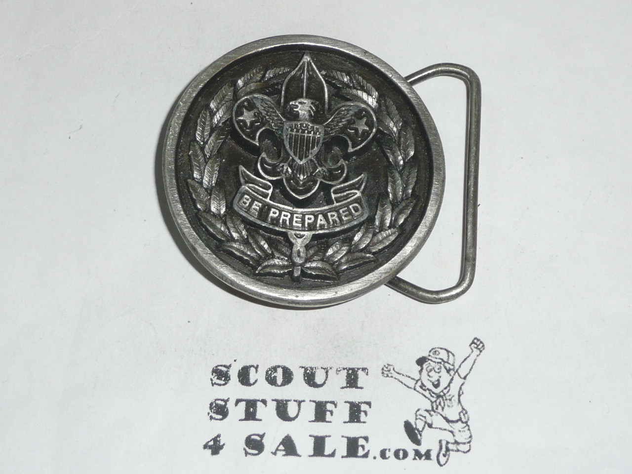 Cast Commissioner Boy Scout Belt Buckle